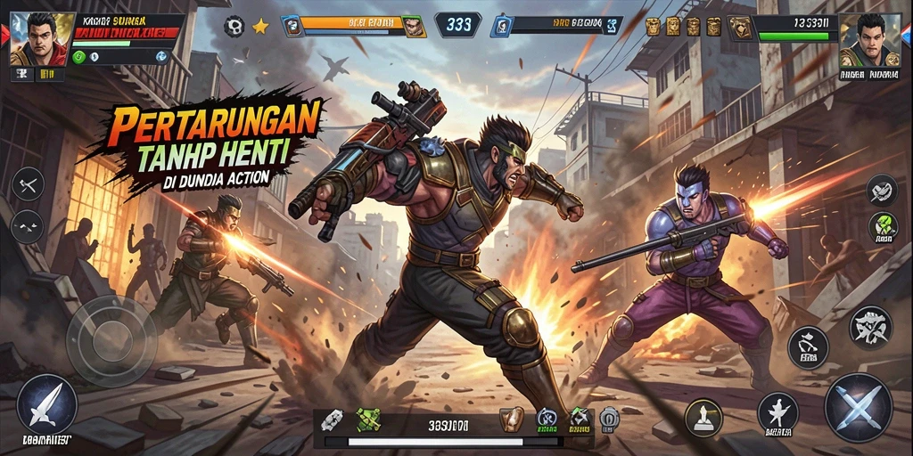 Gameplay intens di 333I dengan aksi seru dan grafis menawan.
