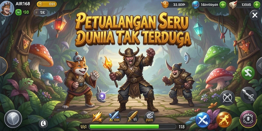 Tangkapan layar gameplay AIR168 menampilkan petualangan yang mendebarkan dan grafis menawan.
