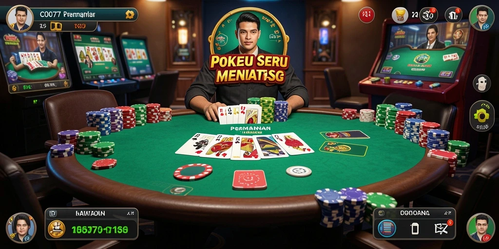 Tampilan gameplay C0077 yang mendebarkan dan penuh strategi.