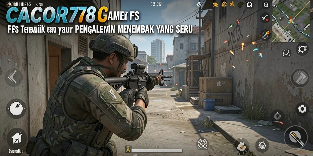 Tampilan penuh aksi dari gameplay CACOR78 yang mendebarkan.