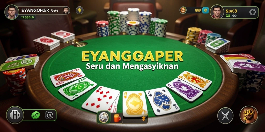 Gameplay seru Gaple di EYANGPOKER, nikmati setiap detiknya.