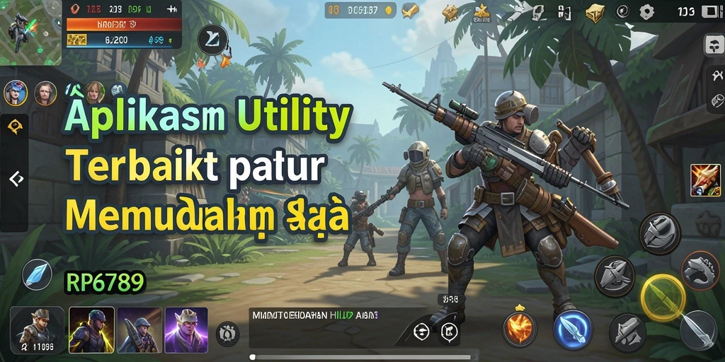Tampilan antarmuka aplikasi RP6789 yang modern dan mudah digunakan.