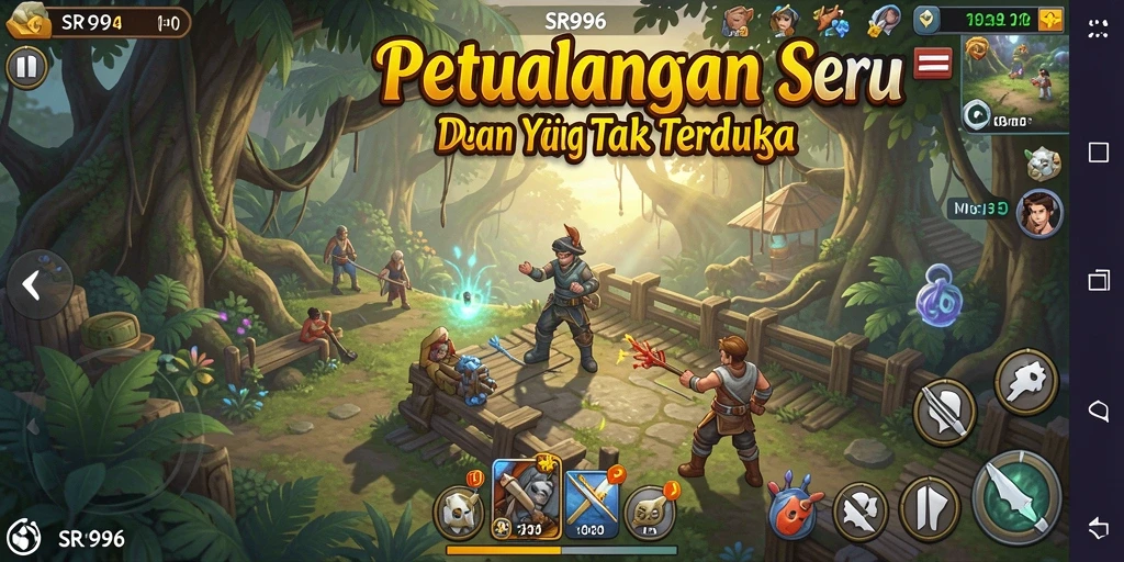 Tangkapan layar gameplay SR996 menampilkan petualangan seru yang penuh tantangan.