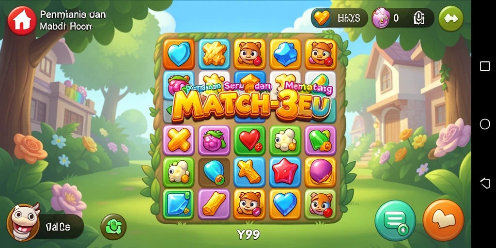 Gameplay Y89 yang seru dan menantang dalam kategori Match-3.